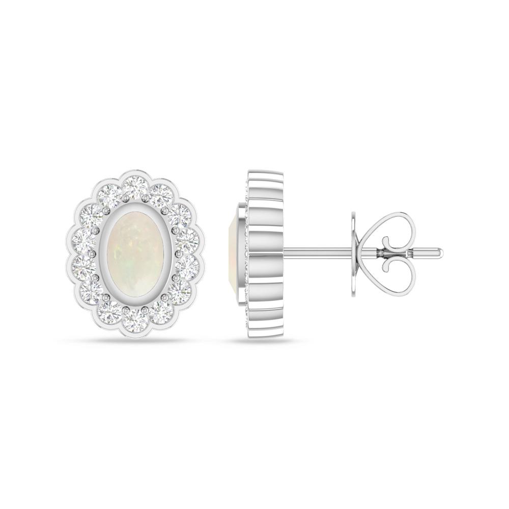 White Gold - Opal